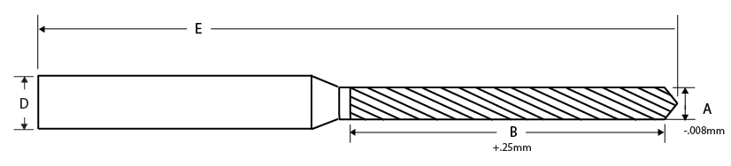 MITGI standard metric micro drill.